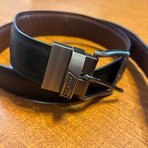 Dickies Mens Reversible Belt Black Brown Genuine Leather Size‎ 36 90